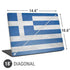 Greece Flag Distressed Universal Laptop 18in (14.6 x 10.6in) Skin